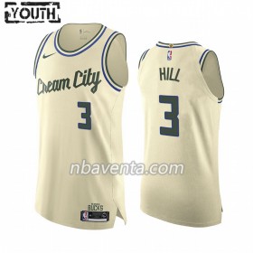 Camiseta Niños Milwaukee Bucks George Hill 3 2019-20 Nike City Edition Swingman